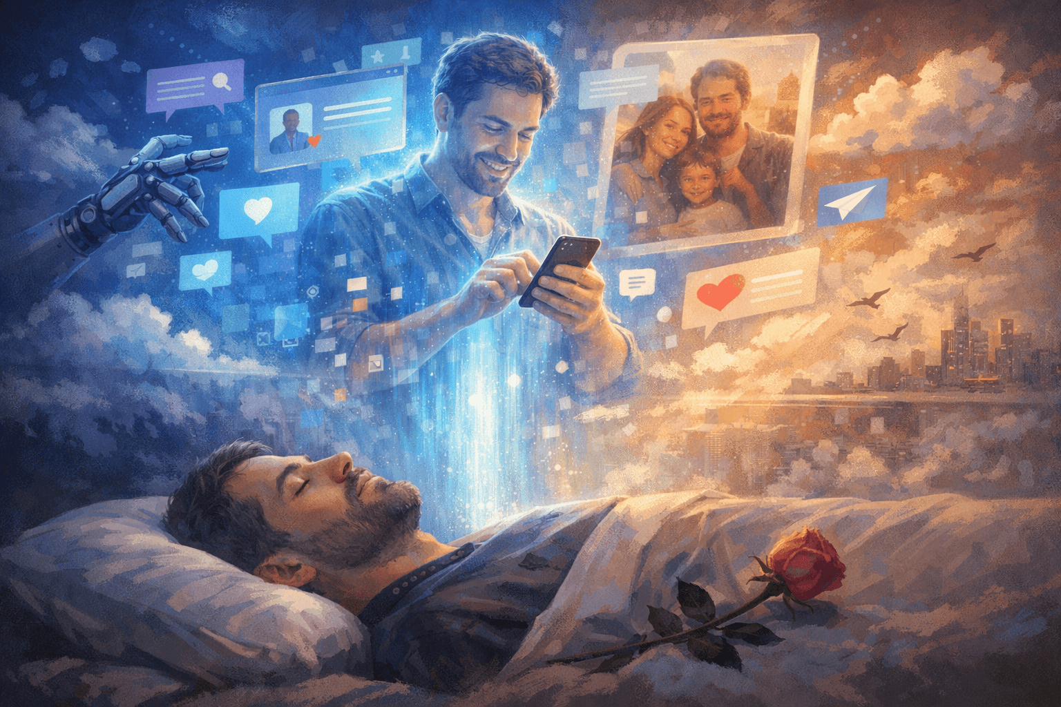 Meta patenta una IA capaz de mantener tus redes “vivas” tras tu muerte: qué significa y por qué inquieta