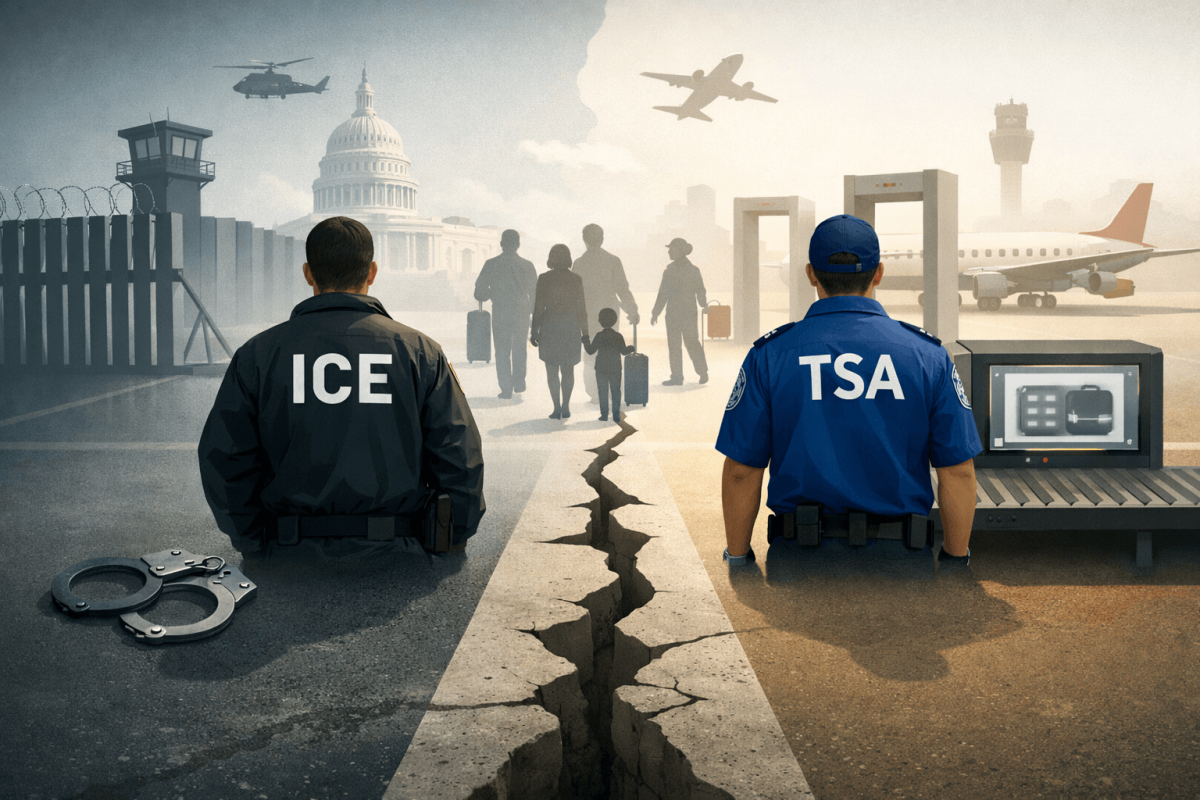 Trump envía agentes de ICE a los aeropuertos de EE.UU. mientras los trabajadores de la TSA llevan cinco semanas sin cobrar