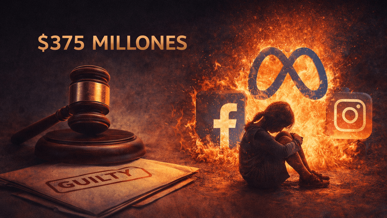 Un jurado condena a Meta a pagar 375 millones de dólares por facilitar la explotación sexual infantil en sus plataformas