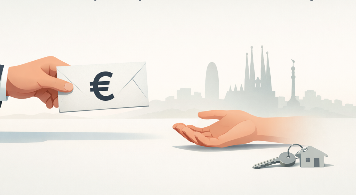 Donar dinero para la primera vivienda en Catalunya