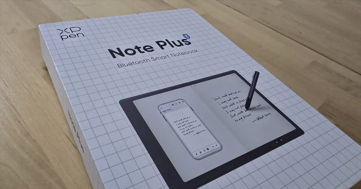 XPPen Note Plus: el cuaderno inteligente que digitaliza todo lo que escribes en papel real