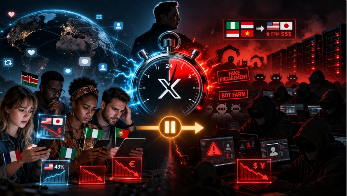 Musk frena en seco los cambios en el reparto de ingresos de X tras la revuelta de los creadores internacionales