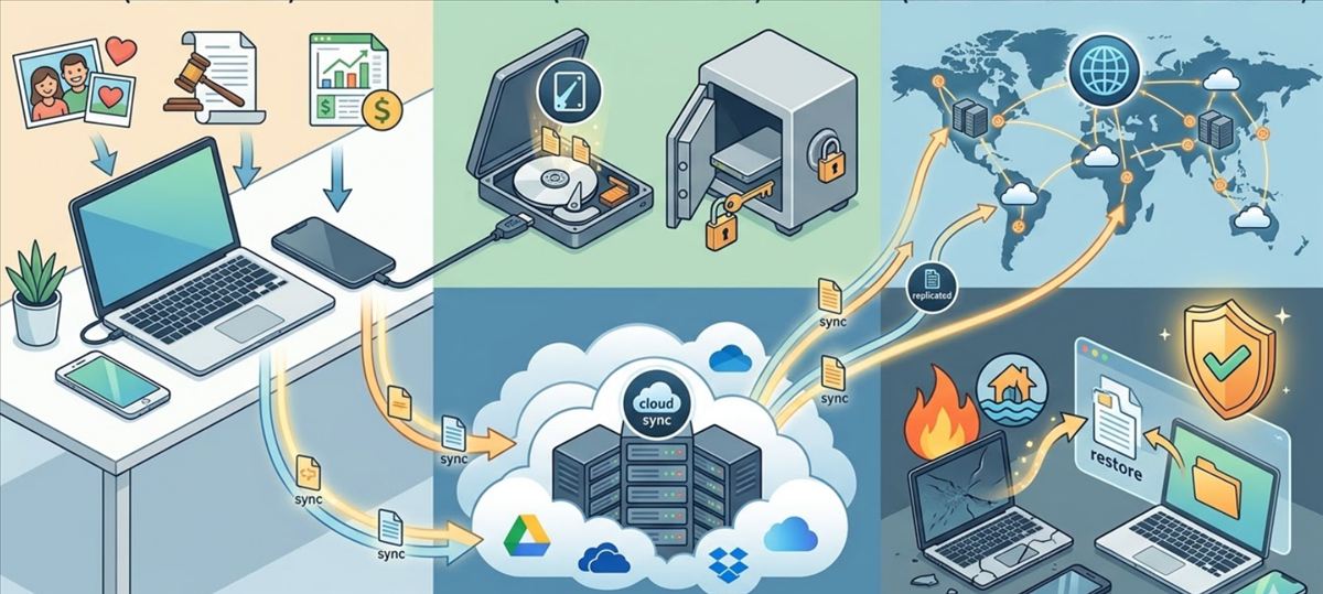 Cómo hacer una copia de seguridad completa de tu vida digital (y no perder nada nunca más)