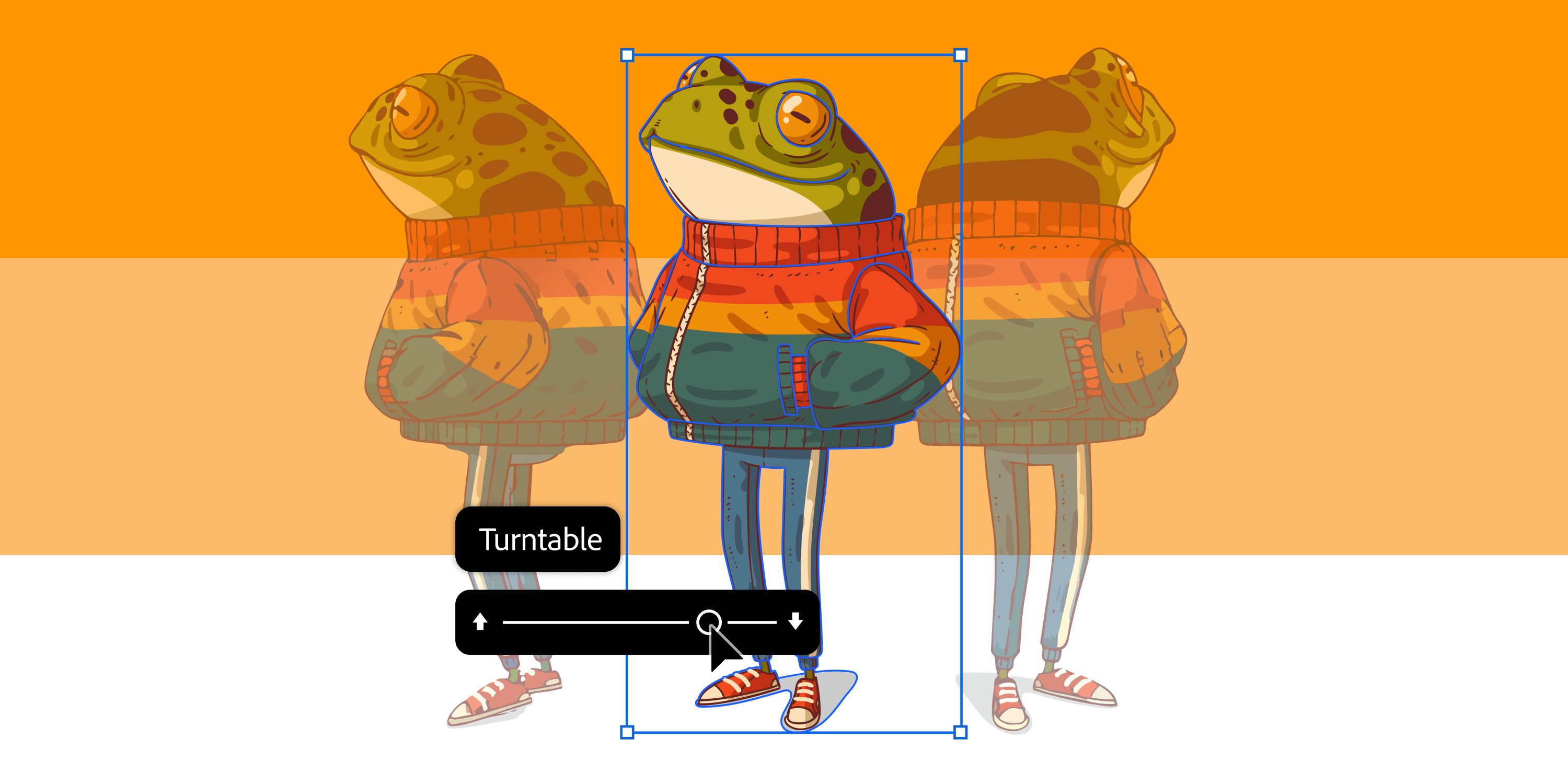 Adobe Illustrator estrena Placa Giratoria: la IA que convierte una ilustración vectorial estática en vistas de 360 grados en segundos, eliminando horas de redibujo manual