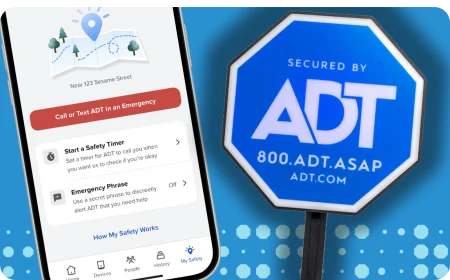 ADT convierte su icónico cartel de jardín en luz inteligente: Live Light se enciende cuando salta la alarma y guía a los servicios de emergencia