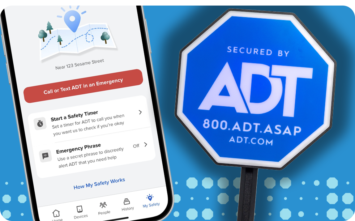 ADT convierte su icónico cartel de jardín en luz inteligente: Live Light se enciende cuando salta la alarma y guía a los servicios de emergencia