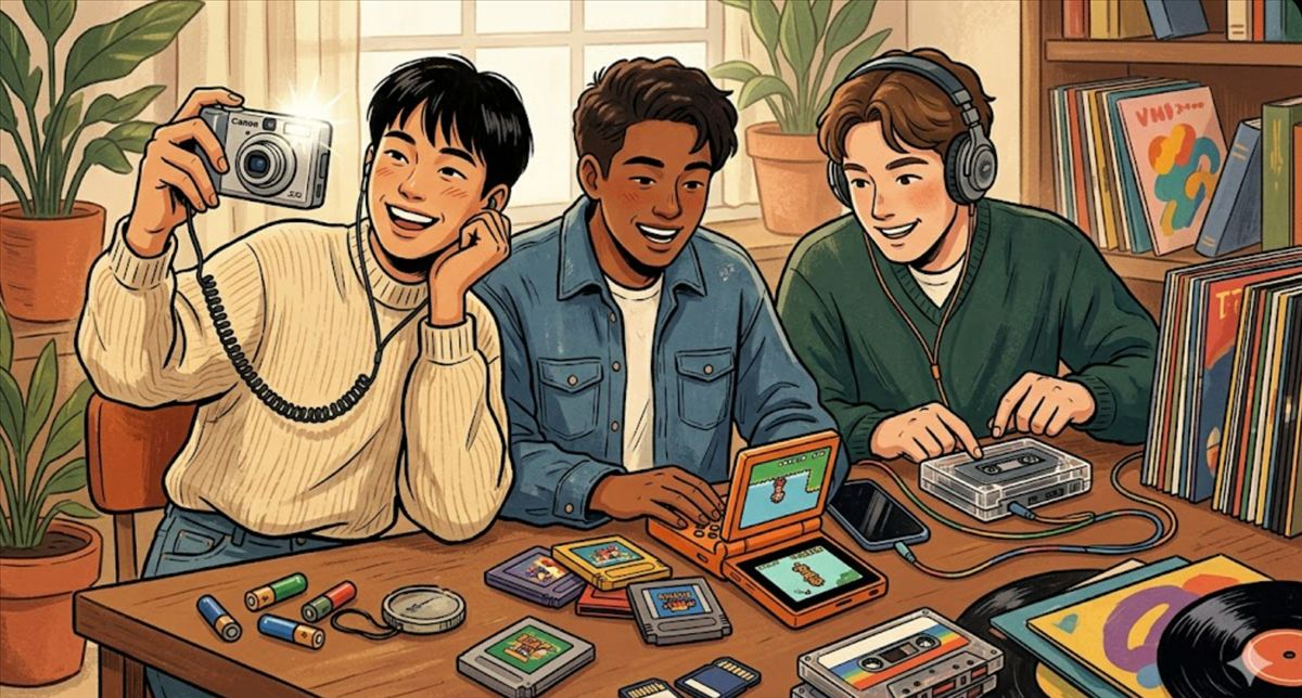 Cascos con cable, consolas portátiles y cámaras digitales vintage: por qué la Gen Z se ha enamorado de tecnologías que no vivió