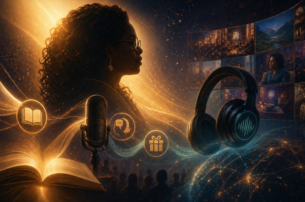 Oprah firma con Amazon: Wondery se queda con su podcast, su club de lectura y los 25 años de The Oprah Winfrey Show