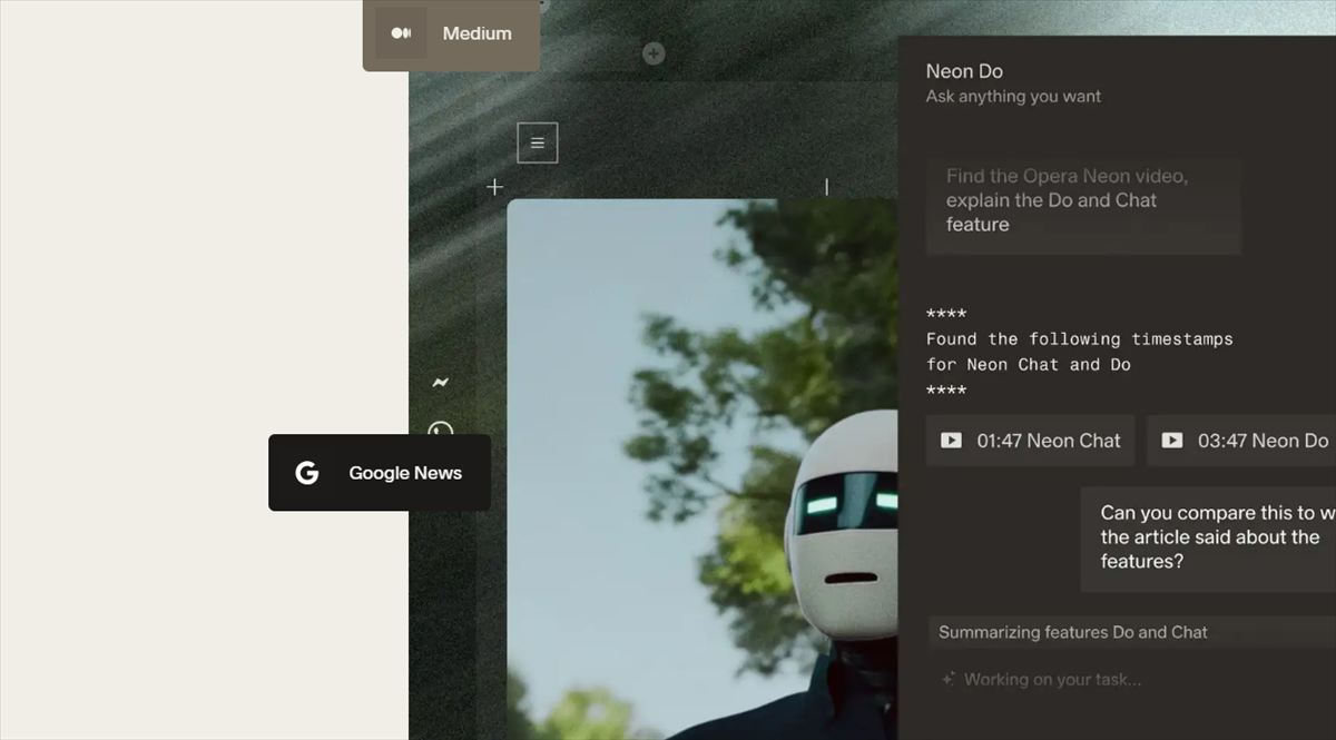 Opera Neon permite que ChatGPT, Claude y otros agentes de IA controlen tu navegador en tiempo real: el MCP Connector convierte el browser en herramienta de trabajo para la IA