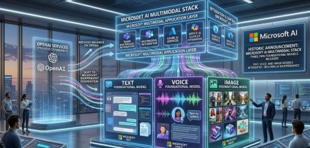 Microsoft lanza tres modelos fundacionales propios de IA: transcripción, voz e imágenes, señalando que ya no quiere depender solo de OpenAI