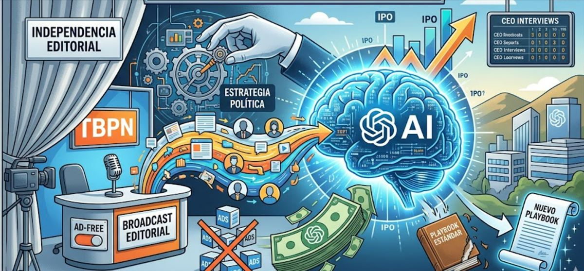 OpenAI compra TBPN, el talk show de moda en Silicon Valley: su primera adquisición de un medio de comunicación, justo antes de salir a bolsa