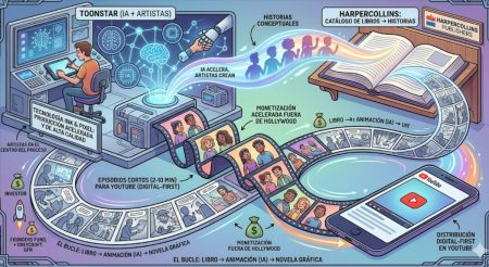 Toonstar, el estudio de animación con IA fundado por veteranos de Disney y Warner, firma un acuerdo multianual con HarperCollins para convertir libros en series animadas para YouTube