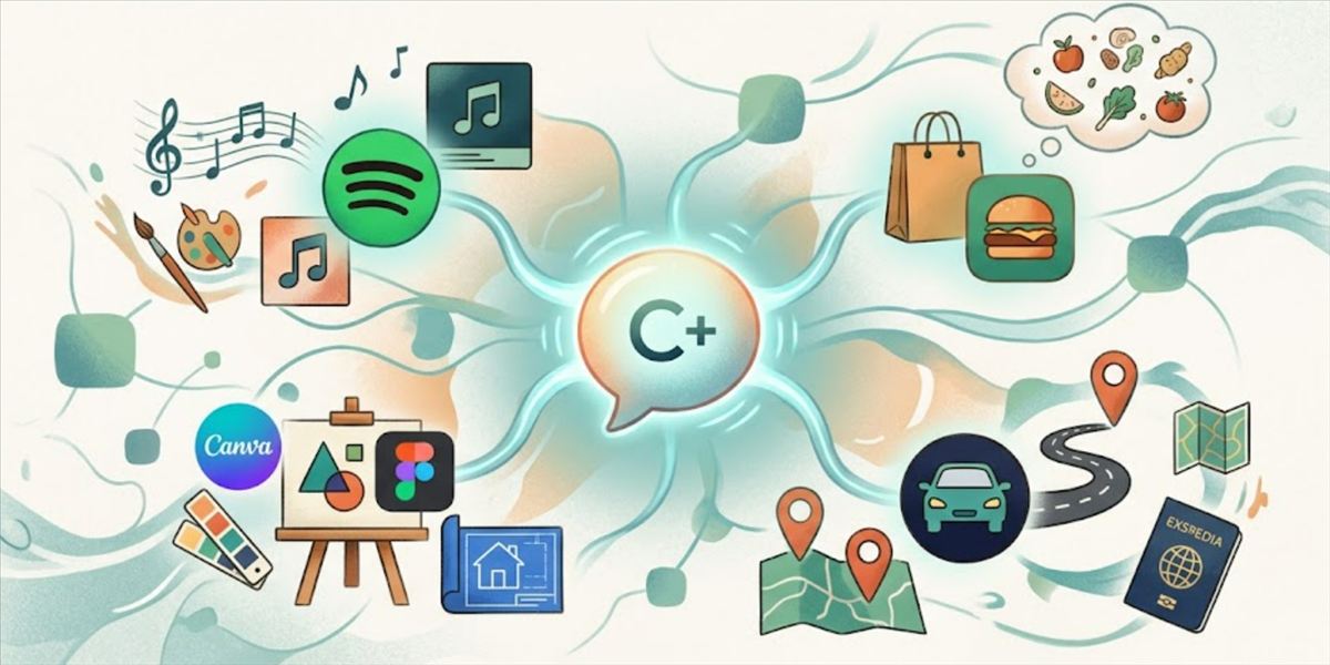 ChatGPT ya actúa dentro de tus apps: cómo usar las integraciones con Spotify, DoorDash, Uber, Canva, Expedia y más sin salir del chat