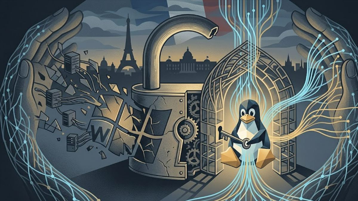 Francia abandona Windows por Linux en sus sistemas gubernamentales: «Ya no podemos aceptar que nuestros datos dependan de soluciones cuyas reglas no controlamos»