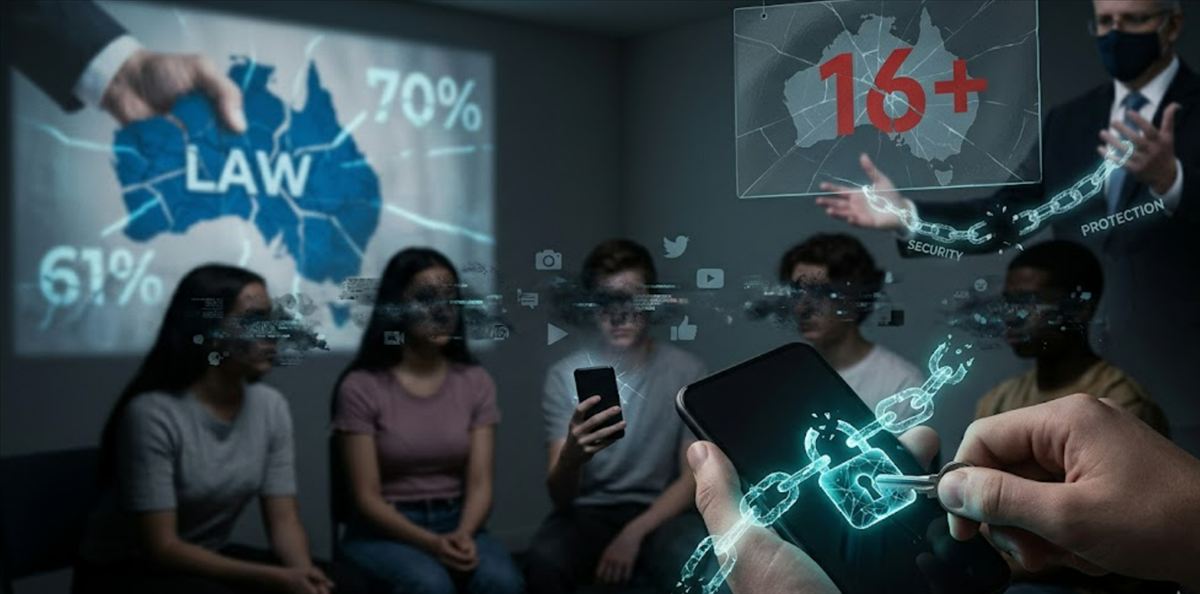 La prohibición de redes sociales para menores en Australia está fallando: el 61% de los niños de 12 a 15 años siguen en las plataformas bloqueadas