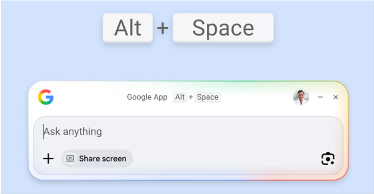 La app de escritorio de Google ya está disponible en inglés para Windows en todo el mundo: AI Mode, Alt+Space y búsqueda de pantalla con Lens