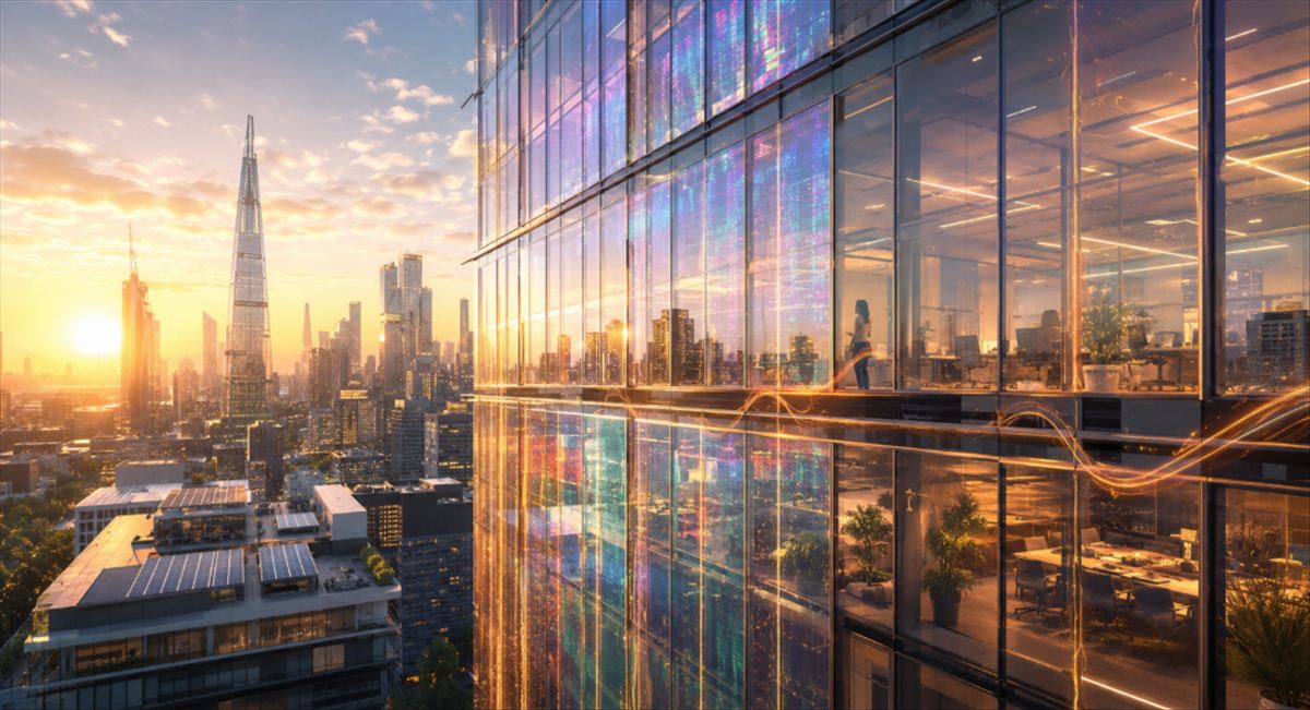 Células solares en el cristal de tu ventana: investigadores de Singapur crean láminas de 10 nanómetros casi invisibles que generan electricidad