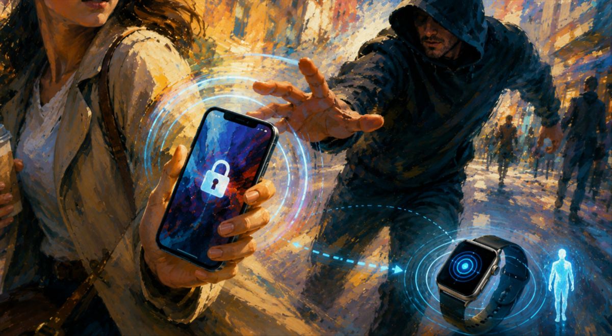 Apple prepara el antirrobo que le faltaba al iPhone: el móvil detectará el tirón y se bloqueará solo