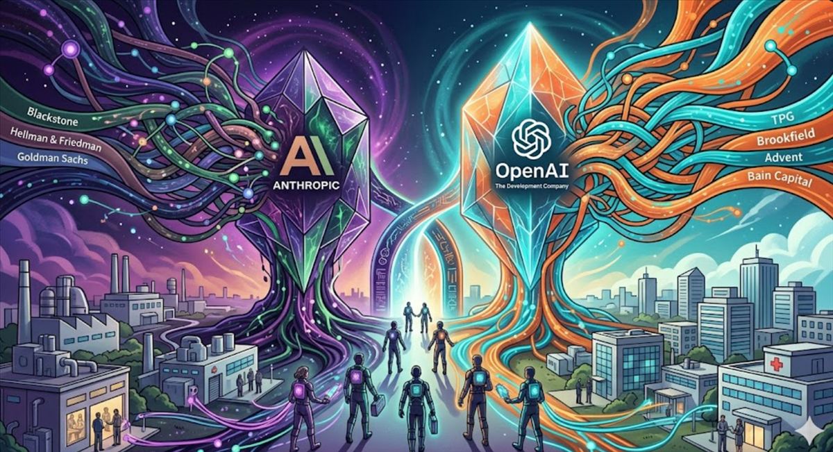 Anthropic y OpenAI lanzan joint ventures empresariales en el mismo día: la carrera por el despliegue corporativo de IA entra en una nueva fase