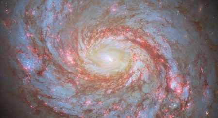 El James Webb fotografía el corazón de la galaxia Calamar y encuentra un "faro de luz" de 8 millones de soles