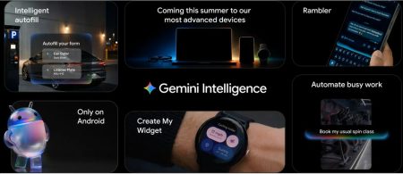 Gemini Intelligence: Google convierte Android en una capa de IA que actúa entre apps, dicta texto limpio y crea widgets sin código