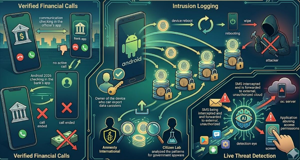 Google lanza Intrusion Logging en Android: el primer sistema que deja huellas del spyware gubernamental para que los investigadores puedan encontrarlas