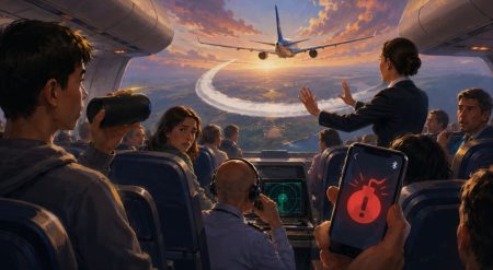 Un altavoz Bluetooth llamado "BOMB" hace que United Airlines dé media vuelta en el Atlántico