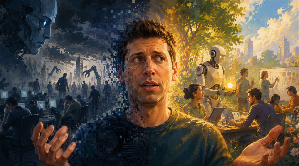 Sam Altman da marcha atrás: está «encantado de equivocarse» sobre el apocalipsis laboral que él mismo anunció