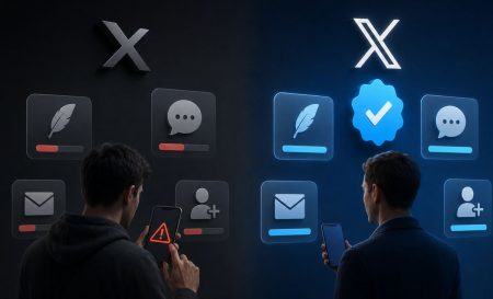 X limita a 50 posts y 200 respuestas diarias a las cuentas gratuitas que no pagan el checkmark azul