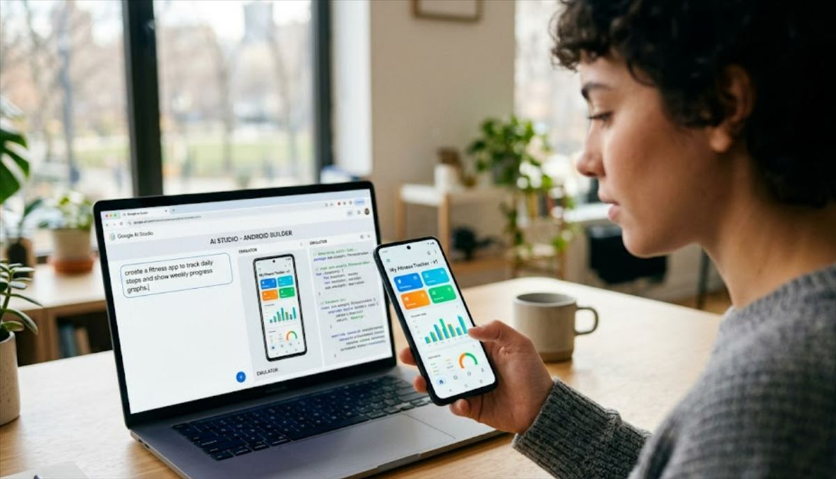 Google AI Studio ya genera apps Android nativas en minutos: Kotlin, emulador en el navegador, sin instalar nada