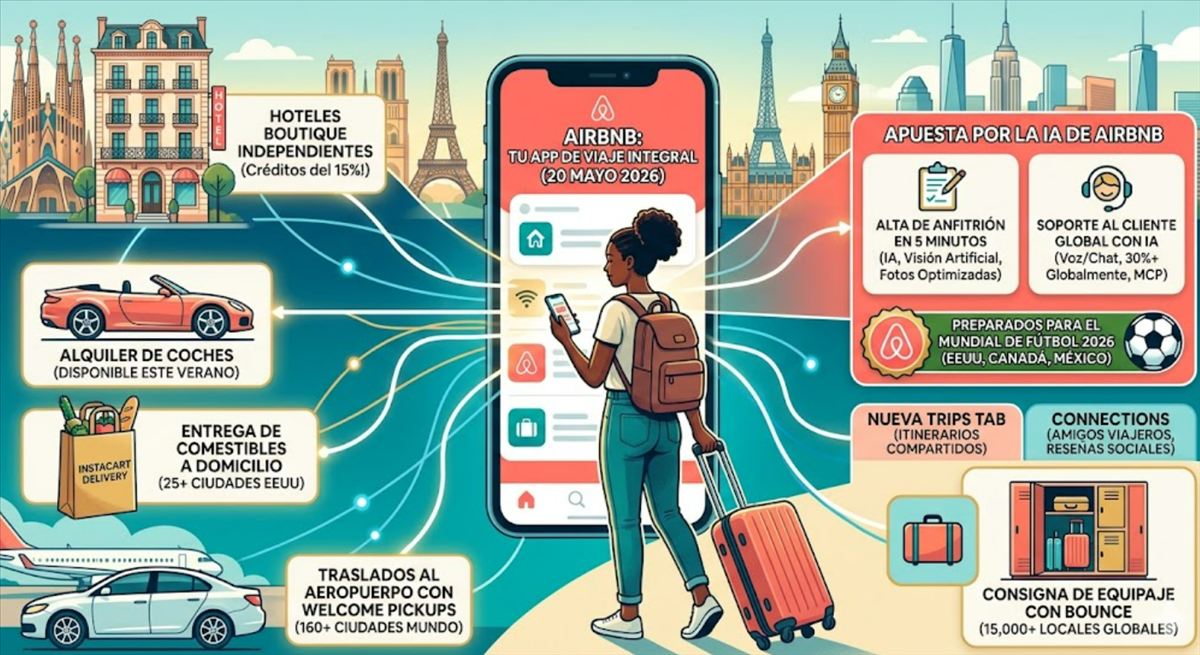 Airbnb se lanza a los hoteles boutique y usa IA para que publicar una propiedad tarde 5 minutos en vez de horas