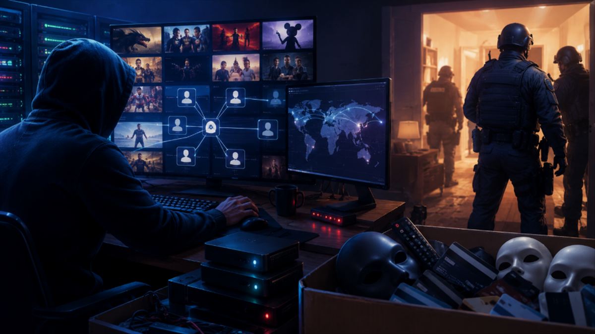 Italia desmantela CinemaGoal: la red de piratería de streaming que robaba cuentas reales para revender sus credenciales