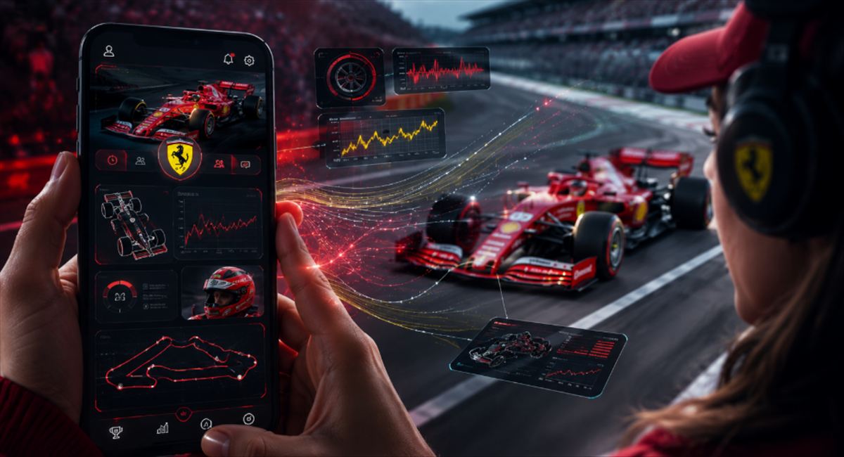 Ferrari e IBM convierten los datos de la carrera en contenido para 400 millones de Tifosi: el experimento de IA más ambicioso en el deporte