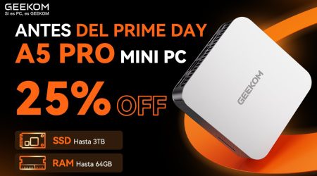 GEEKOM A5 Pro: este mini PC con Ryzen 5 y chasis de aluminio baja a 374 € en las rebajas de verano