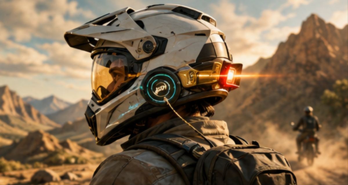 Sena Outlander: el primer casco de aventura con comunicación, luz de freno y 20 horas de autonomía integradas de serie
