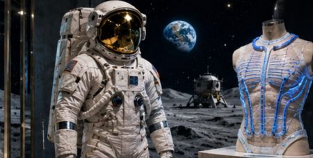 Prada y Axiom Space revelan la ropa interior del traje lunar de la NASA: agua fría circulando por el cuerpo del astronauta durante 8 horas en la Luna