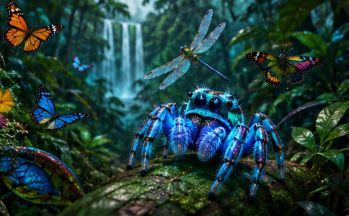 La meseta más desconocida de África escondía 70 especies nuevas: arañas que brillan en azul, libélulas únicas y mariposas nunca catalogadas
