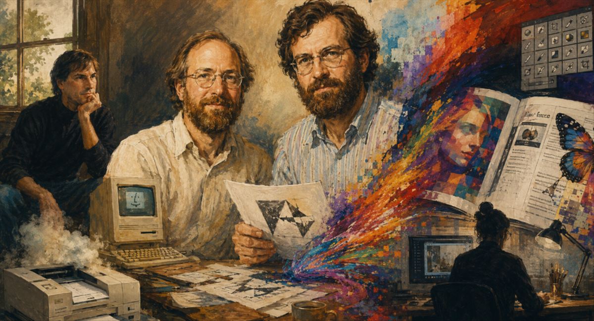 Adobe no nació con Photoshop: la historia olvidada de cómo la empresa que hoy domina el software creativo empezó resolviendo el problema de imprimir bien