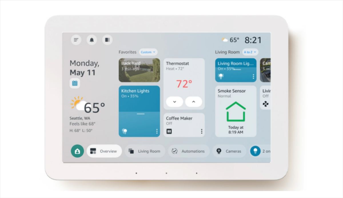 Amazon rediseña la pantalla del Echo Hub desde cero con una actualización gratuita: personalización total, integración Ring y grupos por habitación