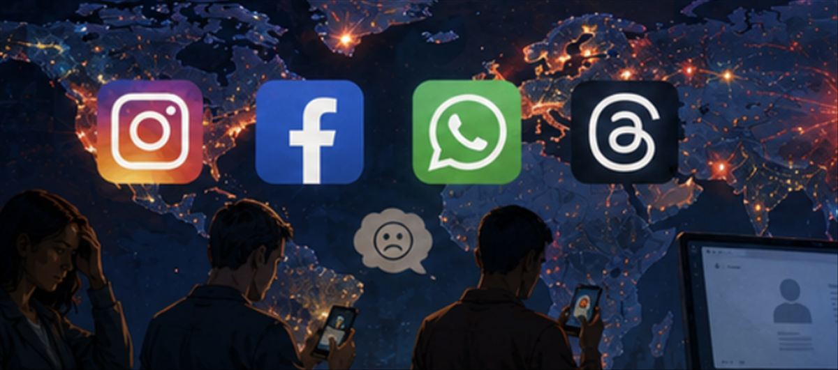 Meta cae en todo el mundo: 104.000 reportes en el pico mientras Instagram, Facebook, WhatsApp y Threads se paralizan el 12 de junio