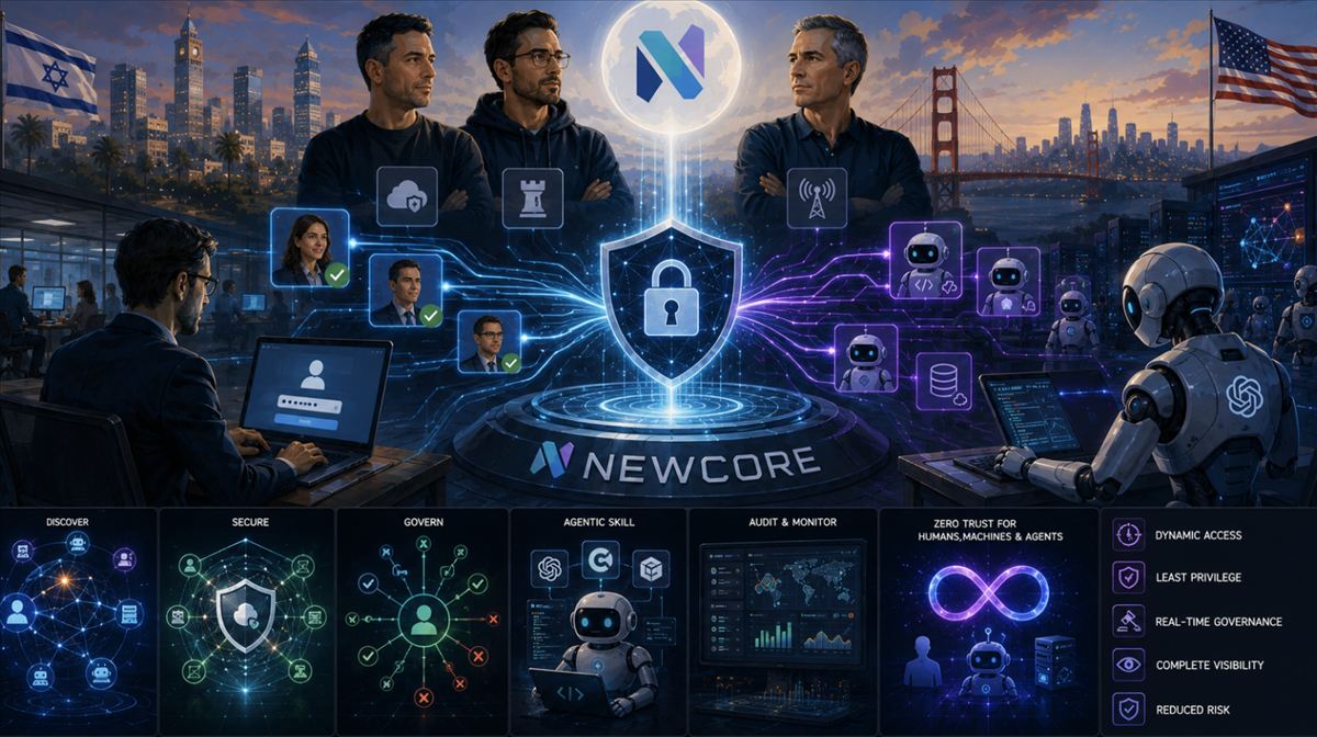 Newcore recauda 66 millones de dólares para resolver el problema de identidad que nadie preparó para los agentes de IA