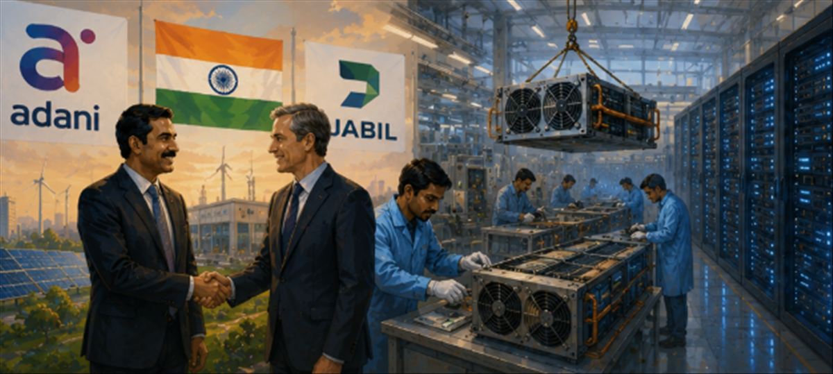 Adani y Jabil se alían para fabricar hardware de IA en India: GWs de racks de alta densidad y energía verde al margen de las cadenas de suministro americanas