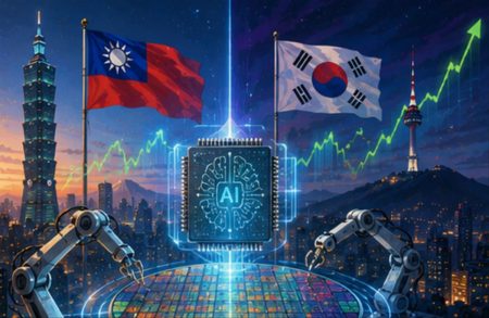 Taiwan cubre más del 80% de sus ingresos con chips de IA y Corea del Sur roza el 60%: la concentración que inquieta a los analistas