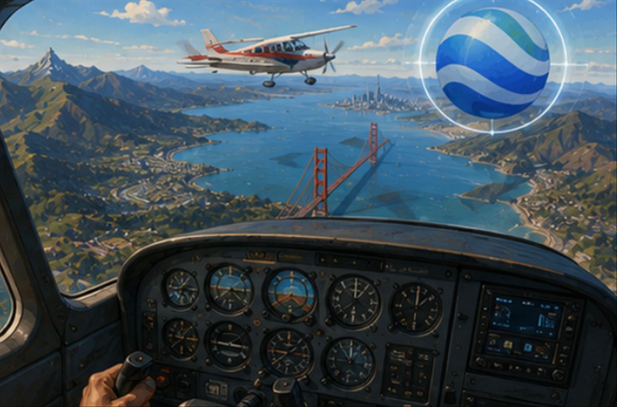 Google Earth abre su simulador de vuelo a cualquier navegador: ya puedes sobrevolar el planeta desde el navegador sin instalar nada