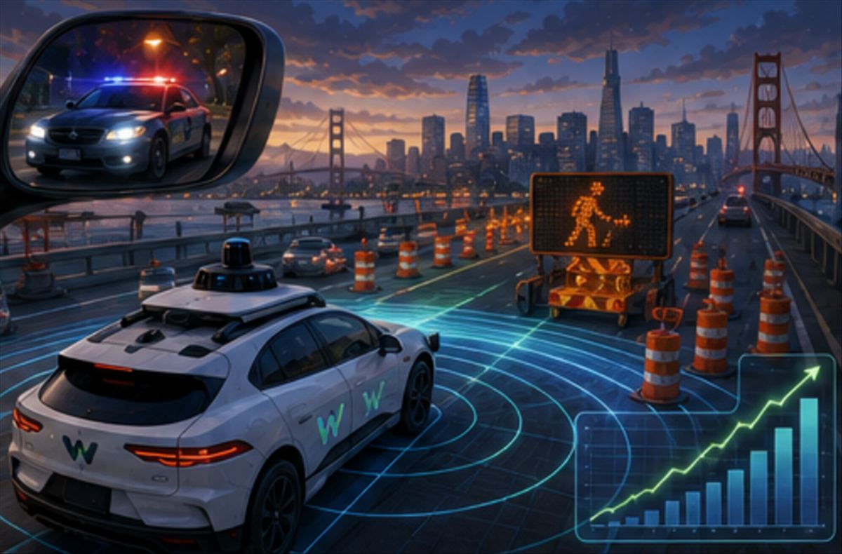 Waymo retira casi 4.000 robotaxis: el software no detectaba zonas de obras en autopistas