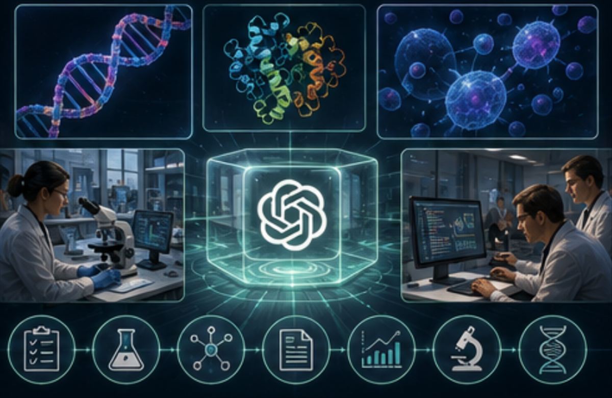 OpenAI publica LifeSciBench: 750 tareas escritas por científicos para medir si la IA puede hacer investigación real en biología
