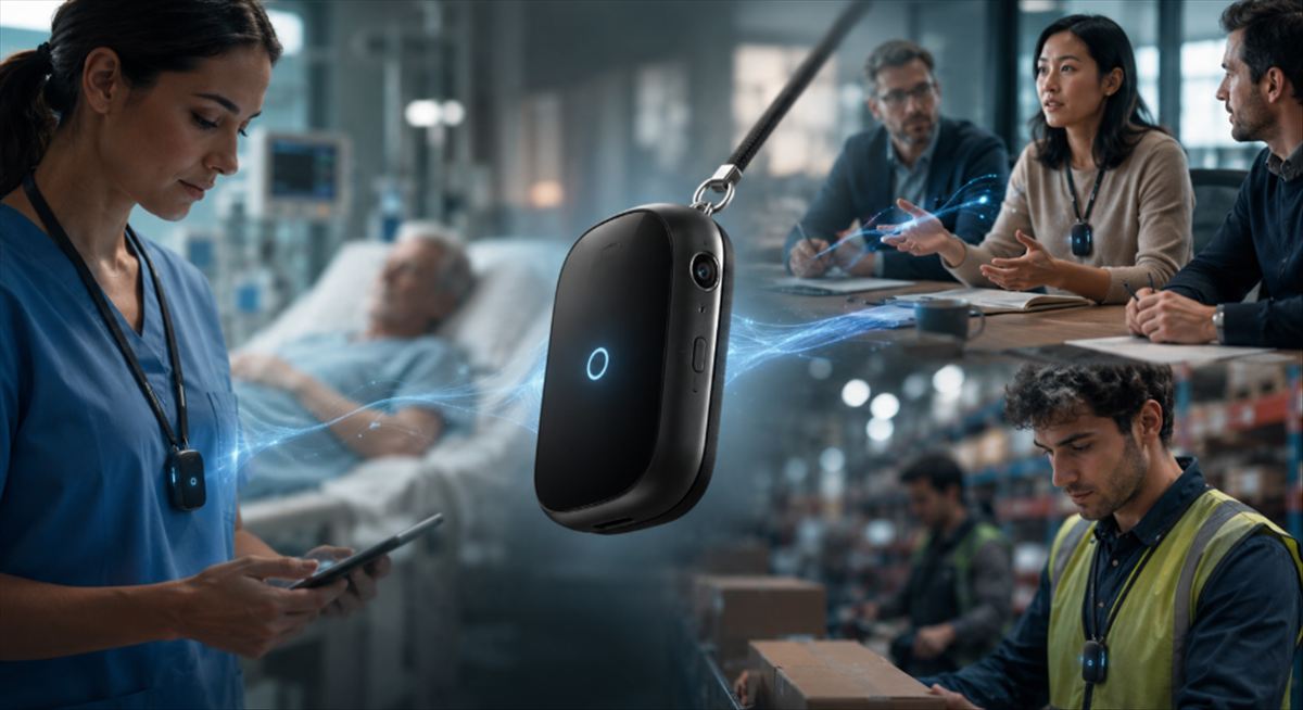El badge de Project Solara: Microsoft diseña el wearable corporativo que no necesita iPhone