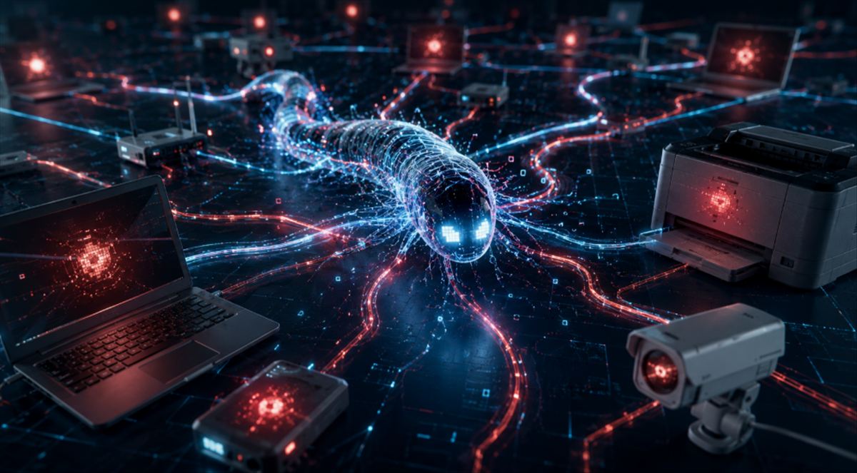 Investigadores crean el primer gusano informático impulsado por IA que aprende a hackear cualquier dispositivo mientras se propaga