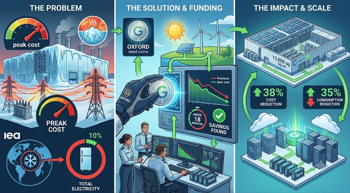 Gyre Energy recauda 1,3 millones para que los almacenes frigoríficos consuman menos cuando la electricidad cuesta más