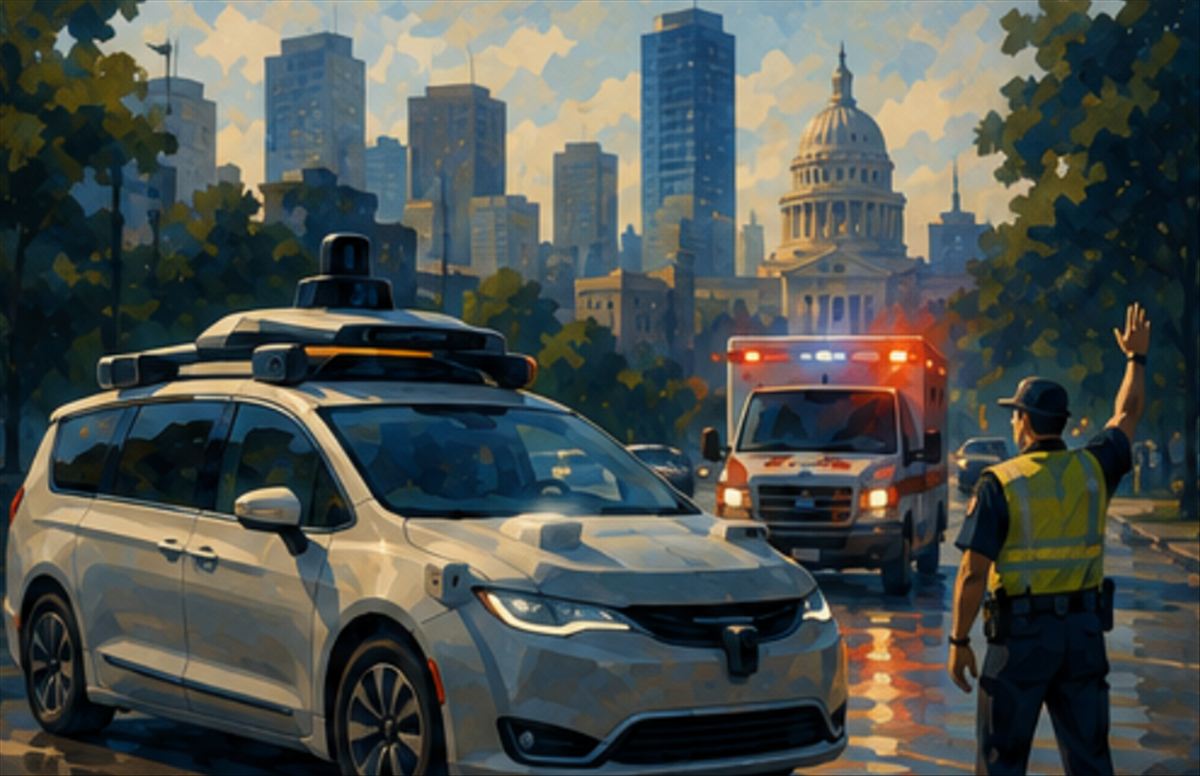 La NHTSA da un ultimátum a los fabricantes de coches autónomos: hasta finales de julio para explicar por qué sus robotaxis bloquean ambulancias